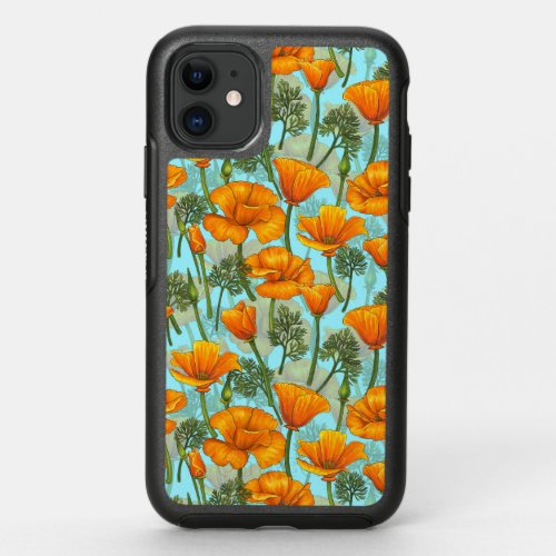 California poppy OtterBox symmetry iPhone 11 case