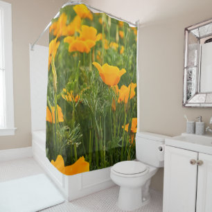 California Poppy Patch Photograph Shower Curtain