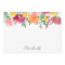 California Poppy Personalized Stationery Flat Card