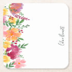 California Poppy Personalized Stationery Flat Card