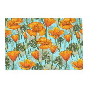 California poppy placemat
