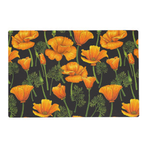 California poppy placemat