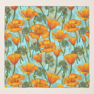California poppy scarf
