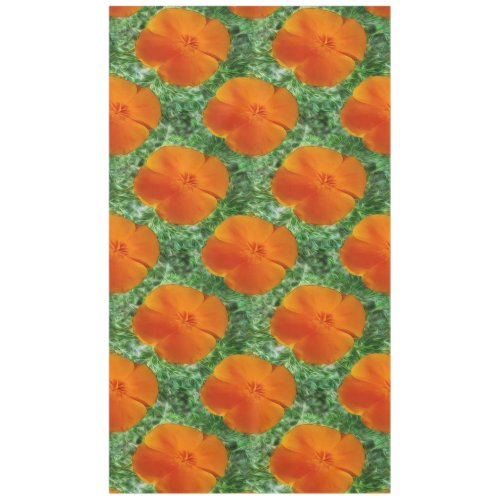 California Poppy Tablecloth