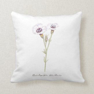 California Poppy  Throw Pillow