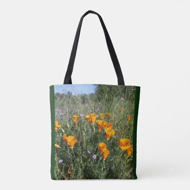 California Poppy Tote (Back)