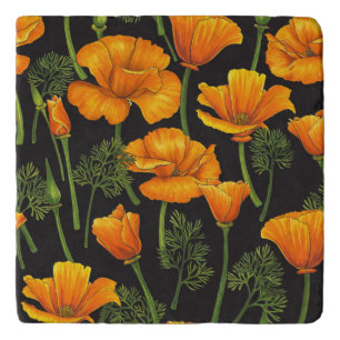 California poppy trivet