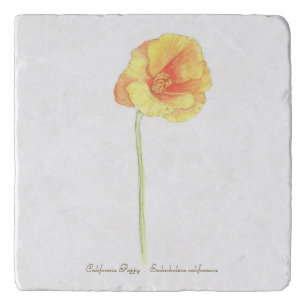 California Poppy Trivet