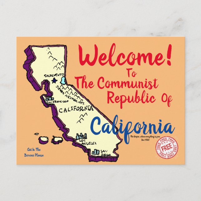 California Postcard (Front)