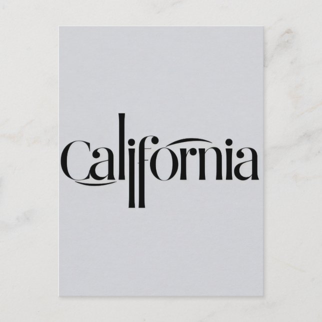 California postcard (Front)