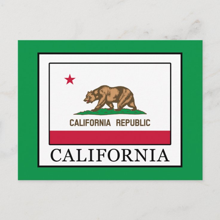 California Postcard Zazzle