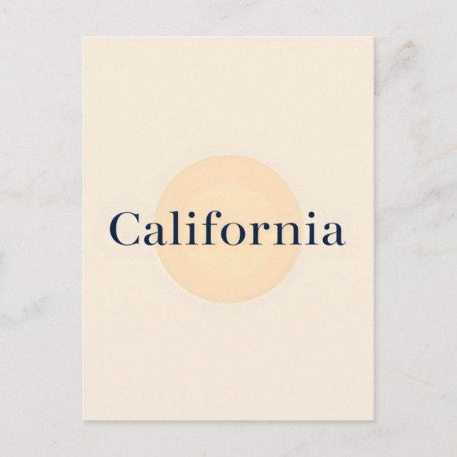 California postcard (Front)
