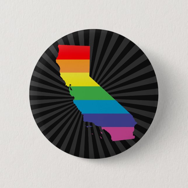 california pride. button (Front)