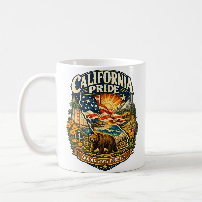 California Pride Golden State Forever Mug (Left)