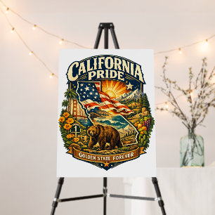 California Pride Golden State Forever Poster