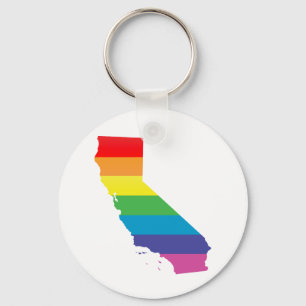 california pride. keychain
