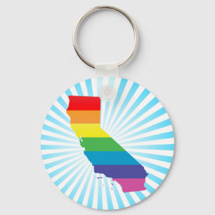 california pride. keychain