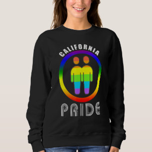 California Pride Month Lgbtqia Gay Pride Two Gay D Sweatshirt