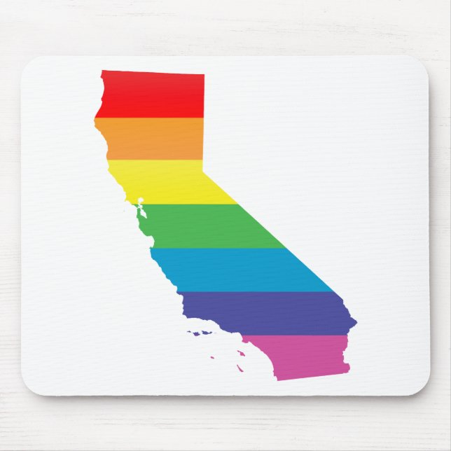 california pride. mouse pad (Front)