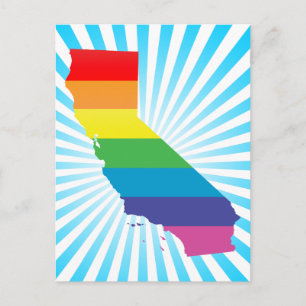 california pride. postcard