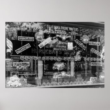 California Prune Wafers  1890s Poster by Photoblog at Zazzle
