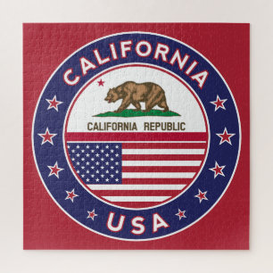 California Puzzle (red version)