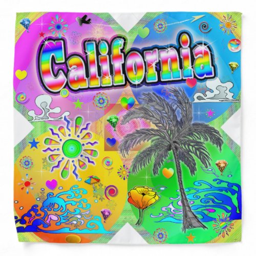 California Quadro Seasons Bandana