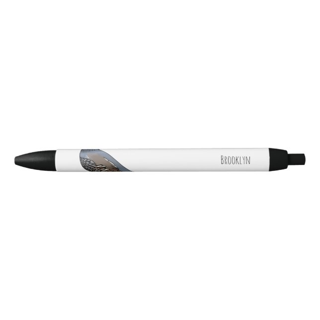 California quail bird cartoon illustration pen (Front)