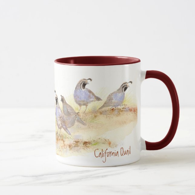 California Quail Mug (Right)