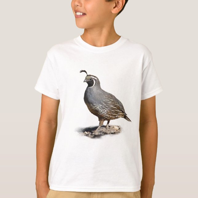 CALIFORNIA QUAIL T-Shirt (Front)