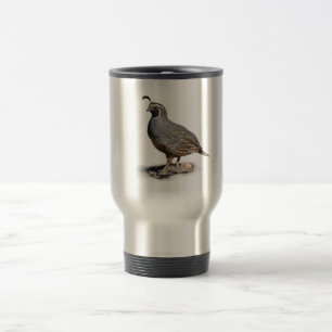 CALIFORNIA QUAIL TRAVEL MUG