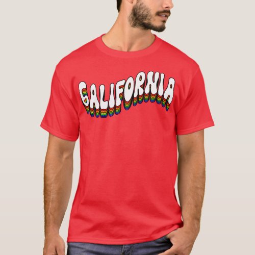 California Rainbow 4 T_Shirt