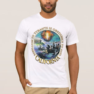 California Rebellion Tea Party t-shirt