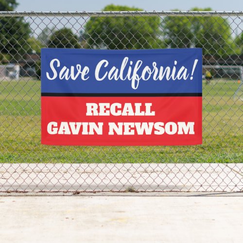 California Recall Governor Newsom Banner