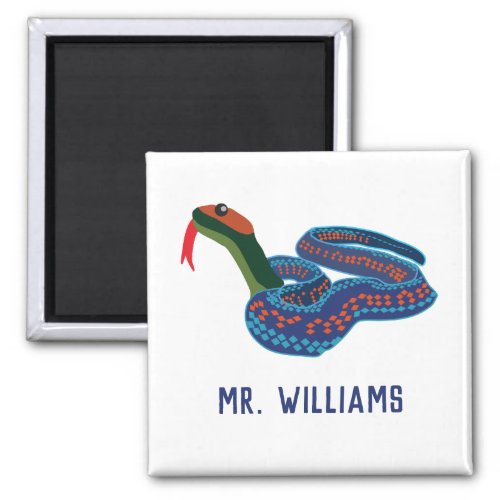 California Red Sided Garter Snake Personalized Magnet
