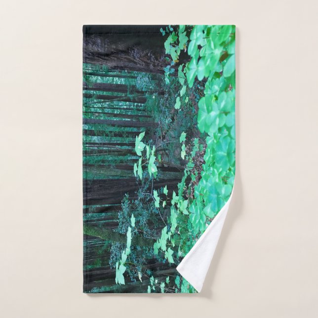 California redwood forest towel (Hand Towel)