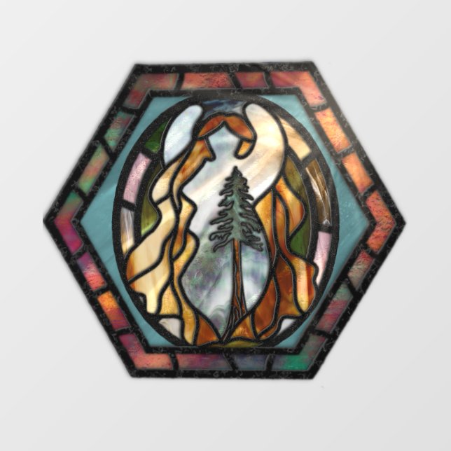 California Redwood Goddess Window Cling (Sheet)