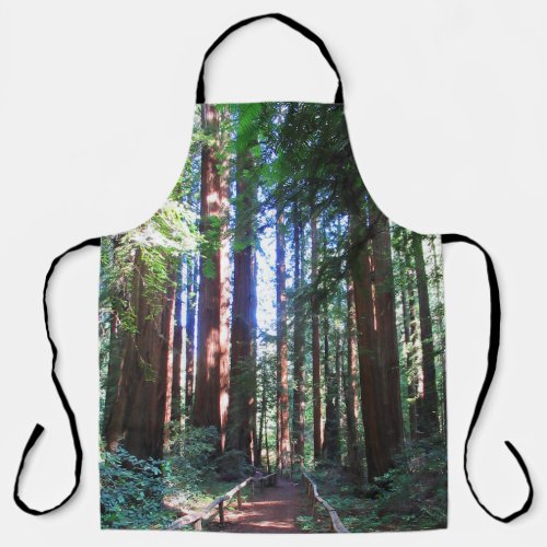 California Redwood Trail All_Over Print Apron
