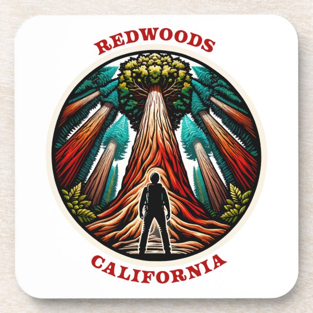 California Redwoods Beverage Coaster (Front)