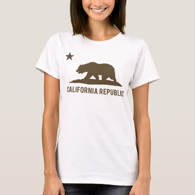 California Republic - Basic - Brown T-Shirt (Front)