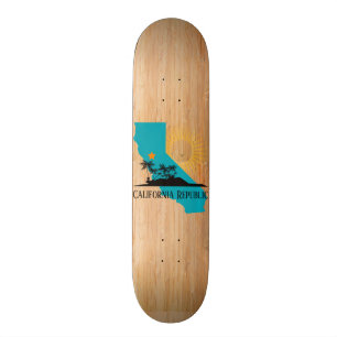 California Republic Beach Skateboard Deck