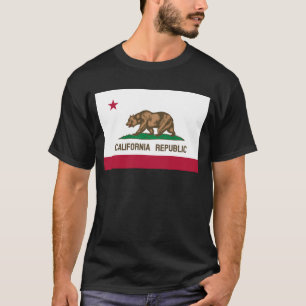 California Republic Bear Flag: Cali Golden State T-Shirt