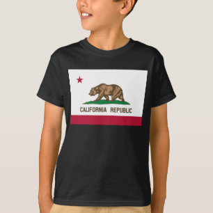 California Republic Bear Flag: Cali Golden State T-Shirt