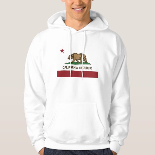 California Republic Bear Flag Hoodie