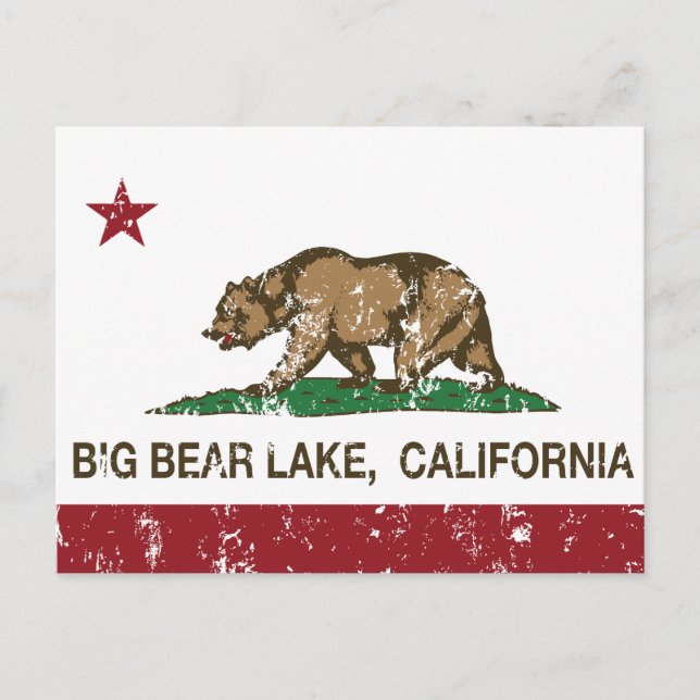 California Republic Big Bear Lake Postcard (Front)