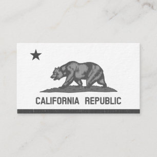California Republic (Black) Business Card