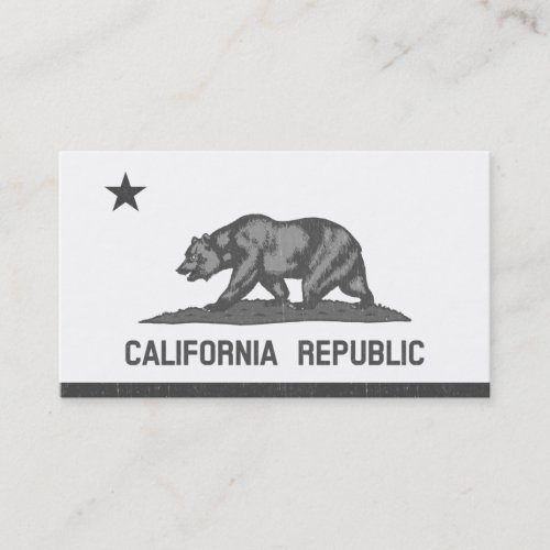 California Republic (Black) Business Cards