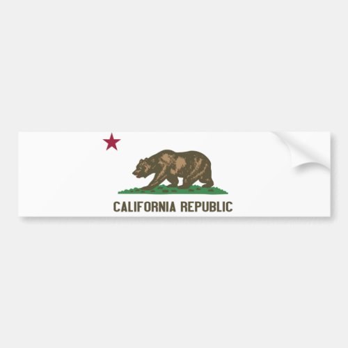 California Republic Bumper Sticker