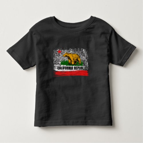 California Republic Cali Flag Socal Norcal Cencal  Toddler T_shirt