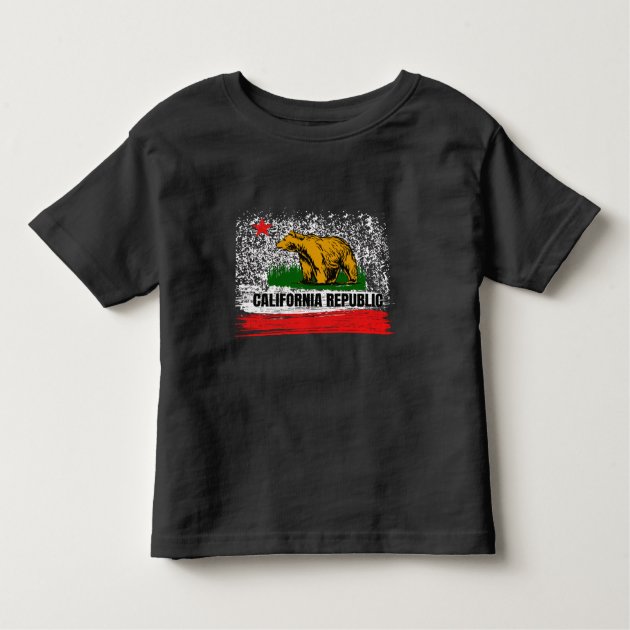 California Republic Cali Flag Socal Norcal Cencal Toddler T-shirt